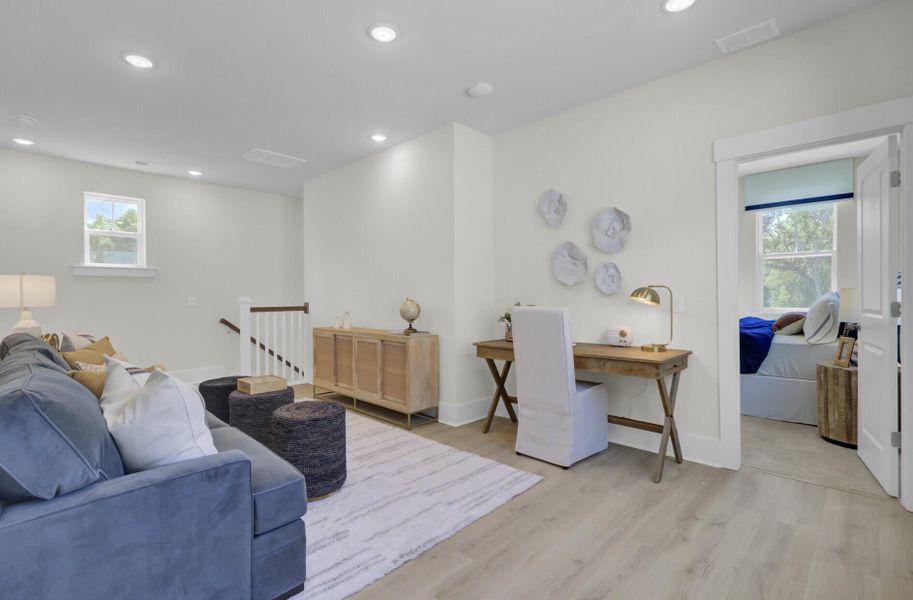 Furnished interior view inside a new home in , Johns Island (Image 10).
