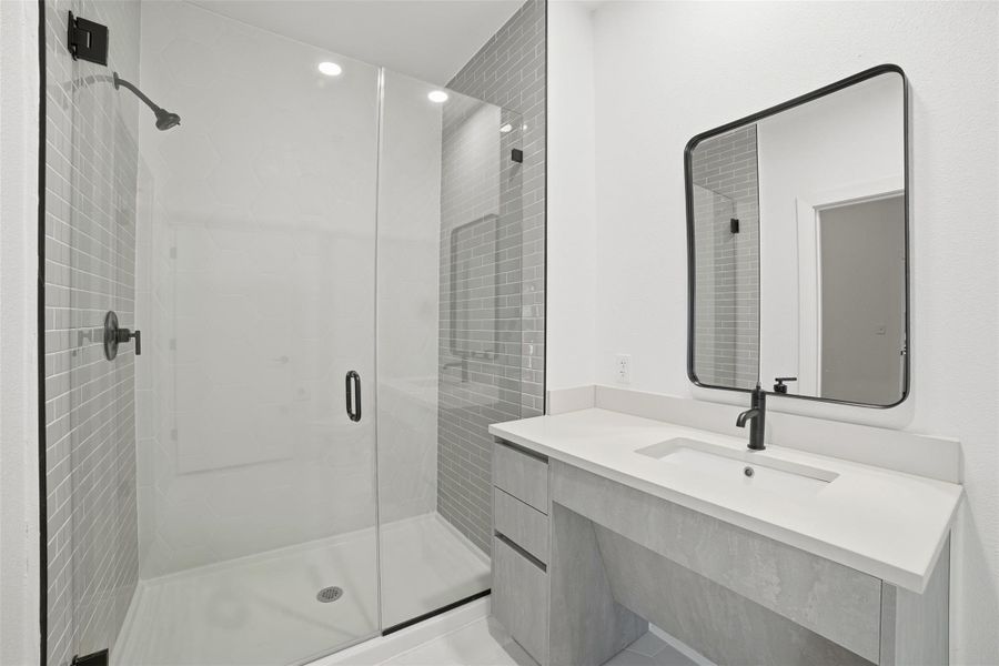 Furnished interior view inside a new home in Congress Lofts Saint Elmo, Austin (Image 5).