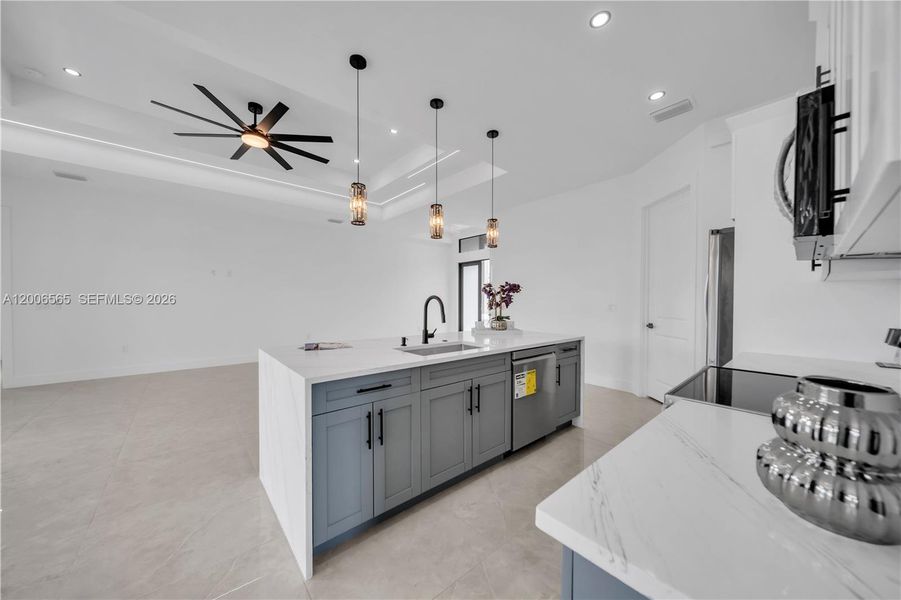 Furnished interior view inside a new home in , Lehigh Acres (Image 8).