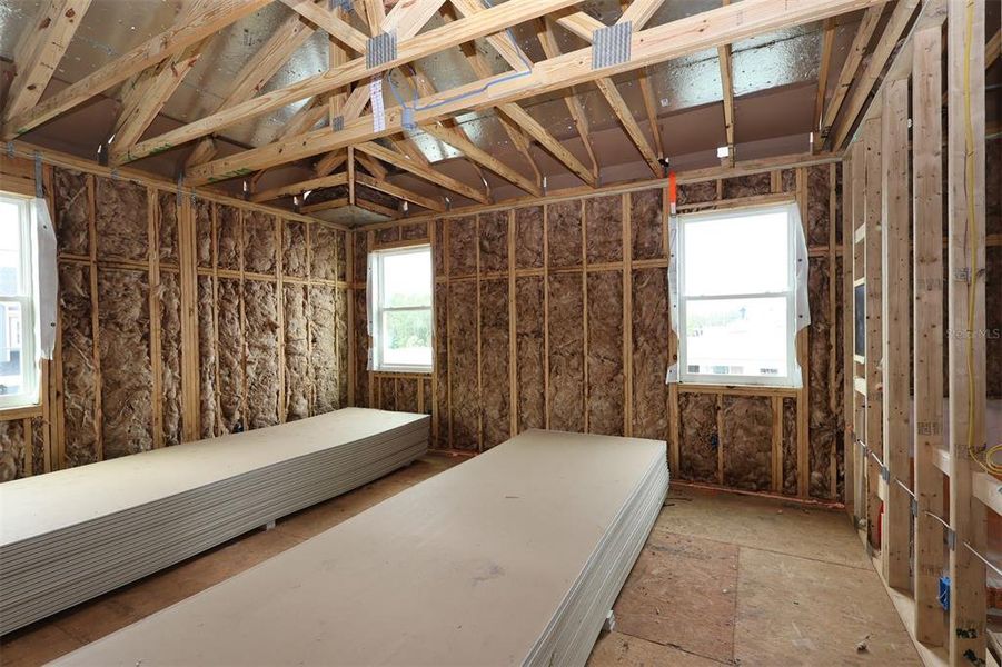 In-progress construction of a new home in Center Lake on the Park, St. Cloud, FL (Image 16).