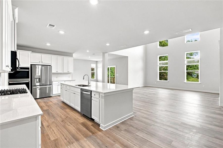 Furnished interior view inside a new home in Conner Farm, Dawsonville (Image 7).