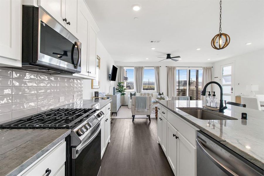 Furnished interior view inside a new home in , Prosper (Image 10). Furnished interior view inside a new home in , Prosper (Image 10).