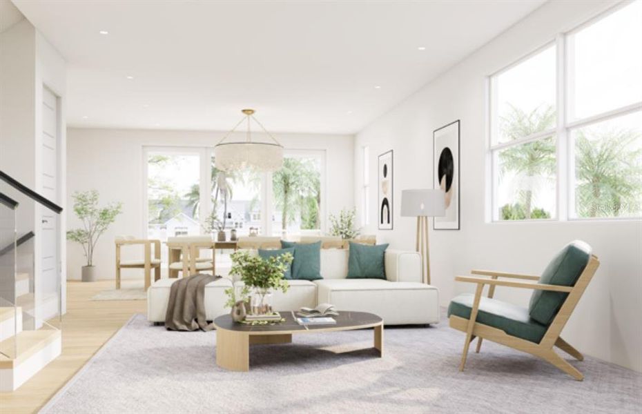 Furnished interior view inside a new home in , Holmes Beach (Image 5).