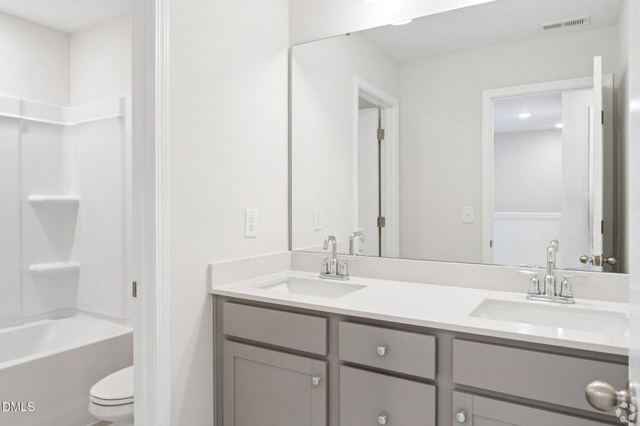 Furnished interior view inside a new home in Forestville Yard Townhomes, Knightdale (Image 10).