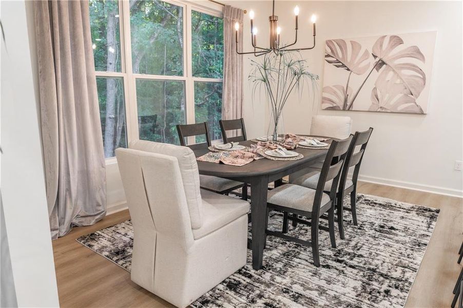 Furnished interior view inside a new home in , Ellenwood (Image 9). Furnished interior view inside a new home in , Ellenwood (Image 9).