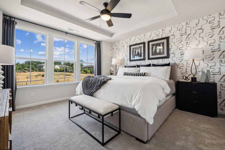 Furnished interior view inside a new home in Senata at Research Park, Charlotte (Image 6).