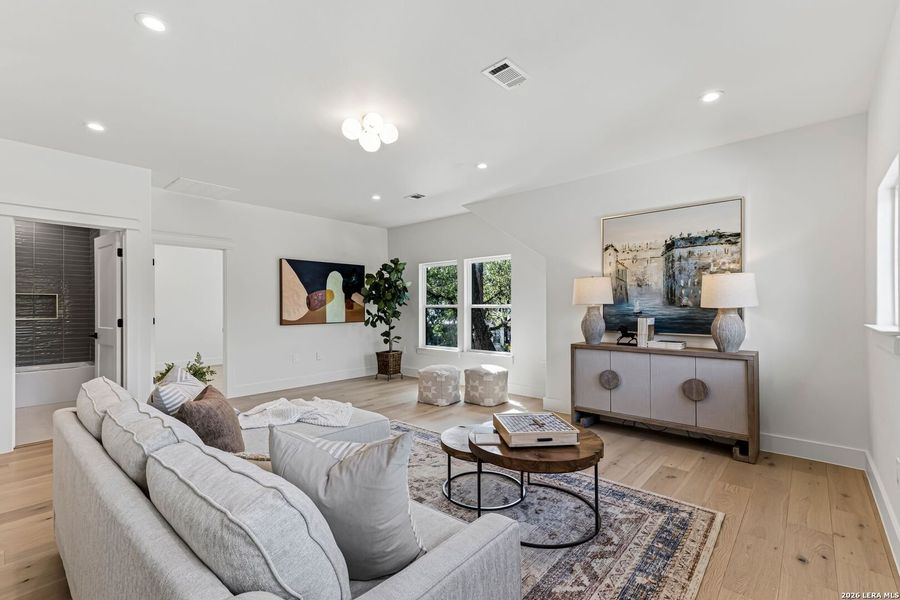 Furnished interior view inside a new home in , San Antonio (Image 41).