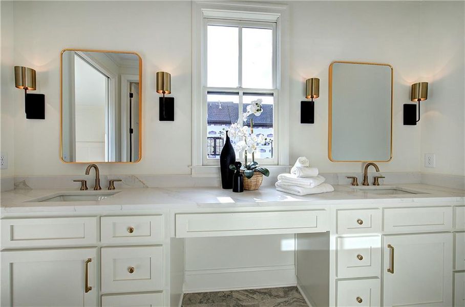Furnished interior view inside a new home in , Cartersville (Image 39).