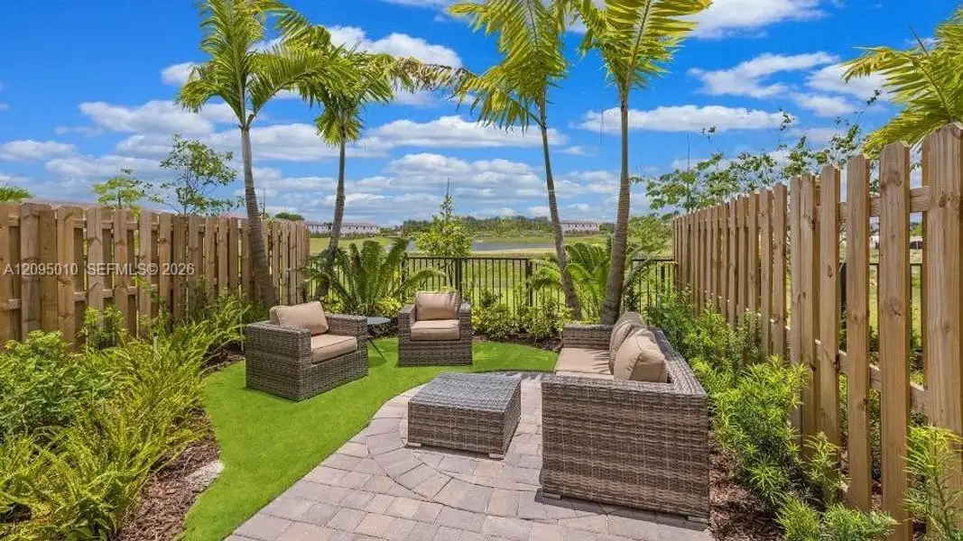 Exterior details and patio area of a home in Altamira, Homestead (Image 2). Exterior details and patio area of a home in Altamira, Homestead (Image 2).