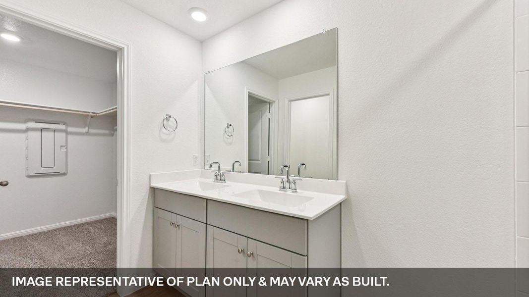 Furnished interior view inside a new home in Southgrove, Kyle (Image 13).