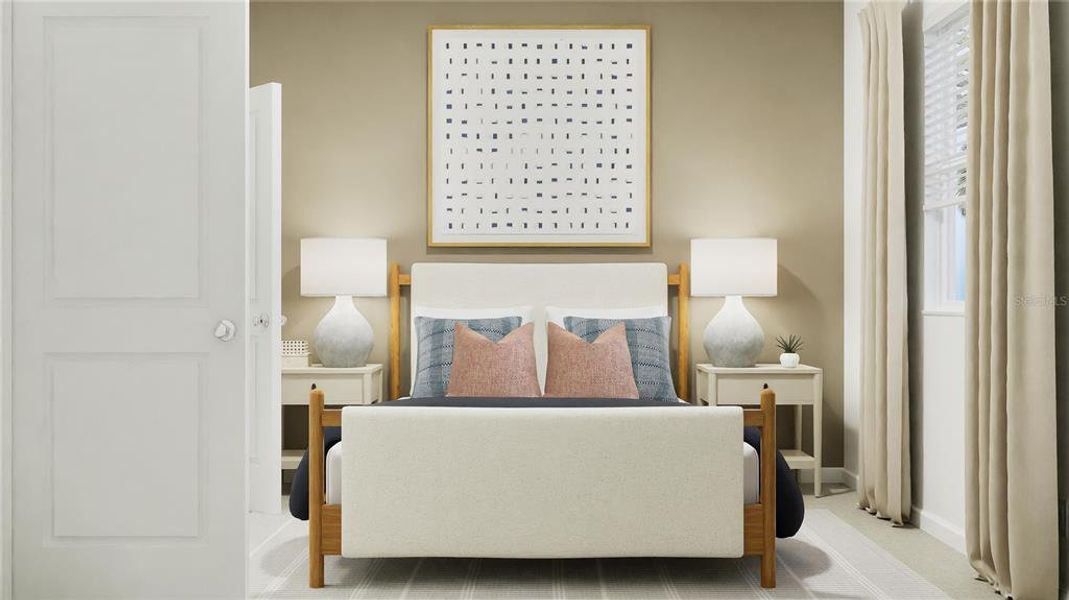 Furnished interior view inside a new home in , Davenport (Image 18).