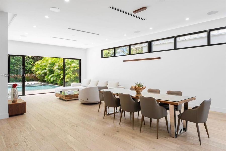 Furnished interior view inside a new home in , Miami (Image 9).