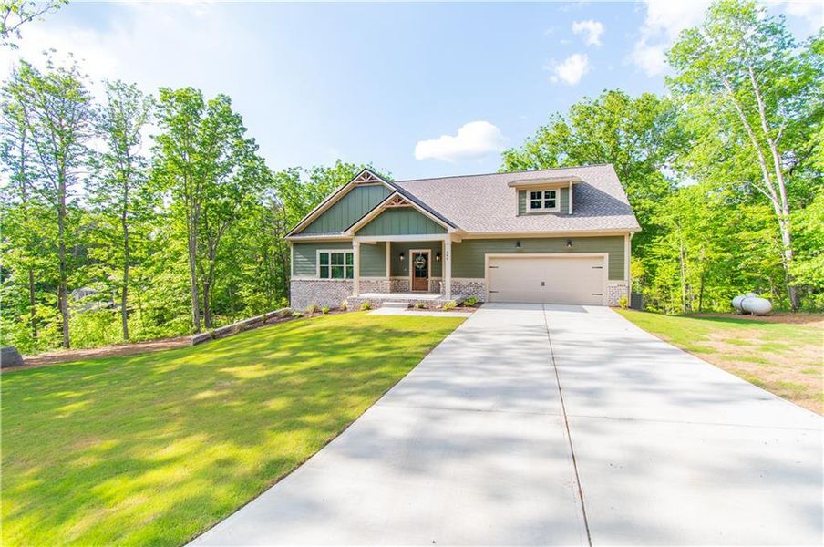 Front exterior of a new home in , Jasper, GA, highlighting curb appeal (Image 30).