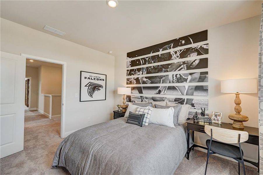 Furnished interior view inside a new home in Bailey Fence, Dacula (Image 42).