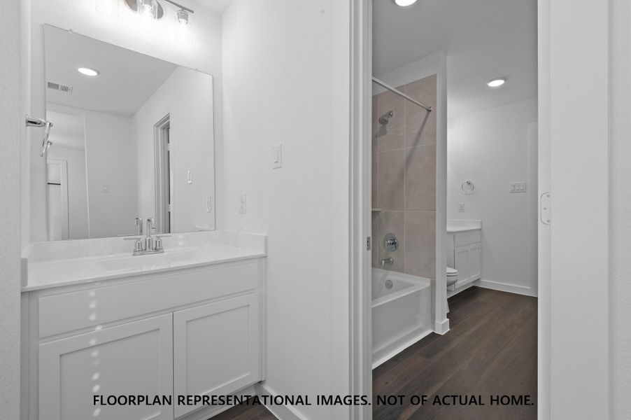 Furnished interior view inside a new home in Summerview, Fulshear (Image 7). Furnished interior view inside a new home in Summerview, Fulshear (Image 7).