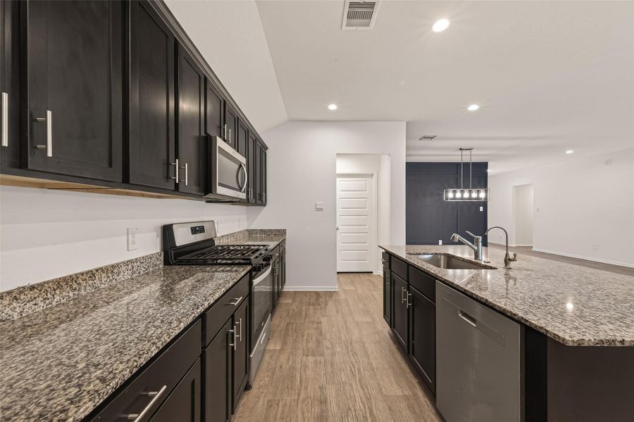 Furnished interior view inside a new home in Windstone on the Prairie, Richmond (Image 17).