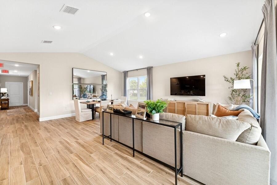 Great Room and Dining Area