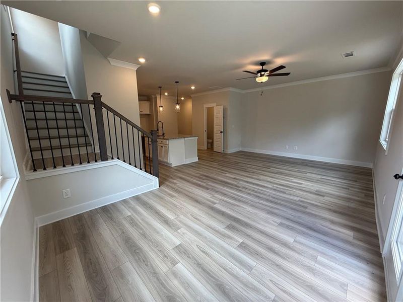 Spacious, unfurnished interior of a new home in The Towns at Auburn Station East, Auburn (Image 14).