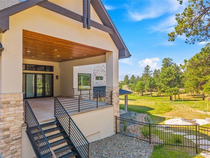 Exterior details and patio area of a home in , Colorado Springs (Image 3).