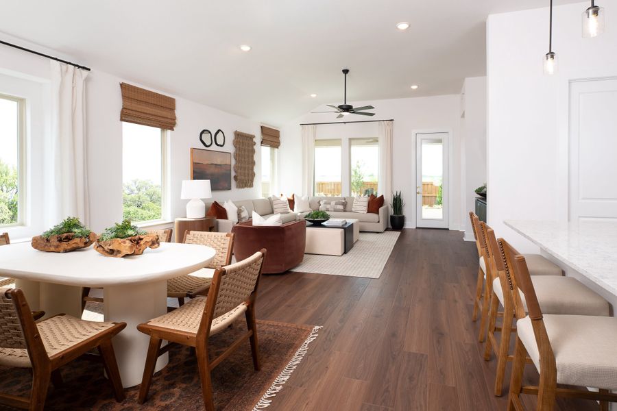 Representative furnished interior of a home built from the Savannah by Tri Pointe Homes in LaPrelle, Haslet (Image 5).