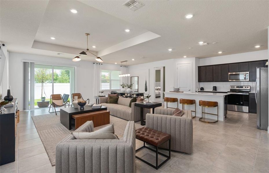 Furnished interior view inside a new home in Hartford Terrace, Davenport (Image 3).