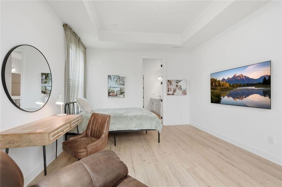 Furnished interior view inside a new home in , Hoschton (Image 11).