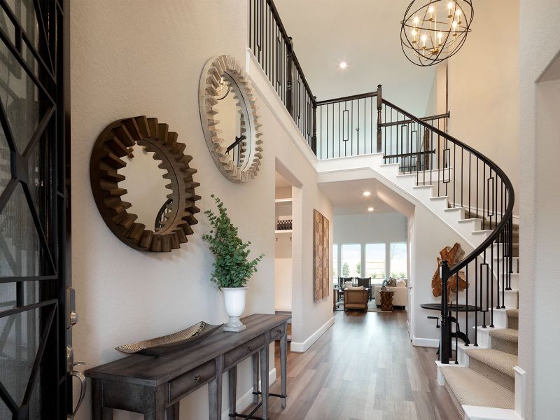 Furnished interior view inside a new home in Pine Lake Cove - Classic Series, Montgomery (Image 3).