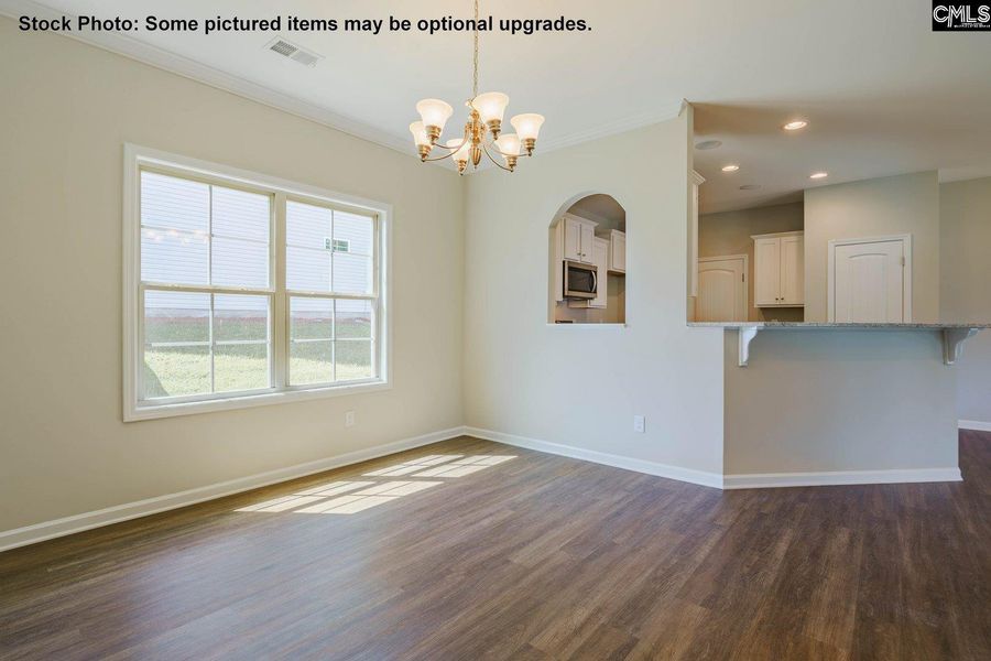 Spacious, unfurnished interior of a new home in Cottages at Roofs Pond, West Columbia (Image 13).