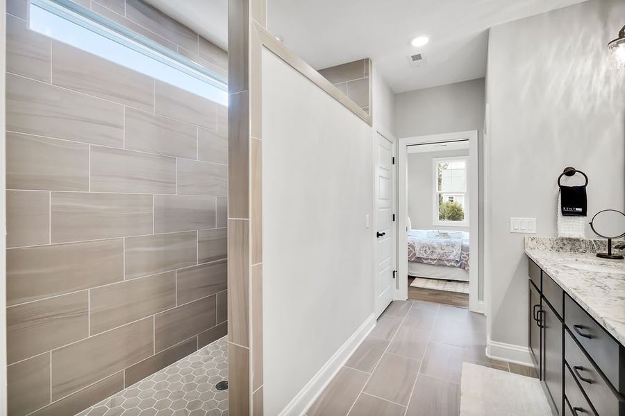 Furnished interior view inside a new home in Brunswick Forest, Leland (Image 22).