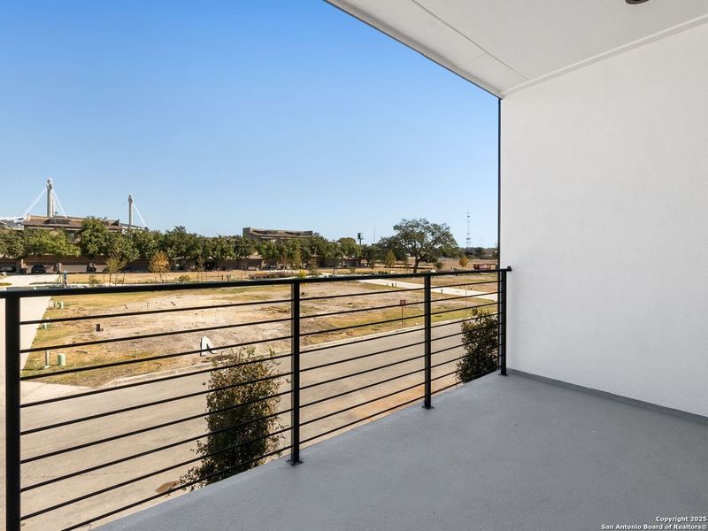 Exterior details and patio area of a home in Victoria Commons, San Antonio (Image 31).