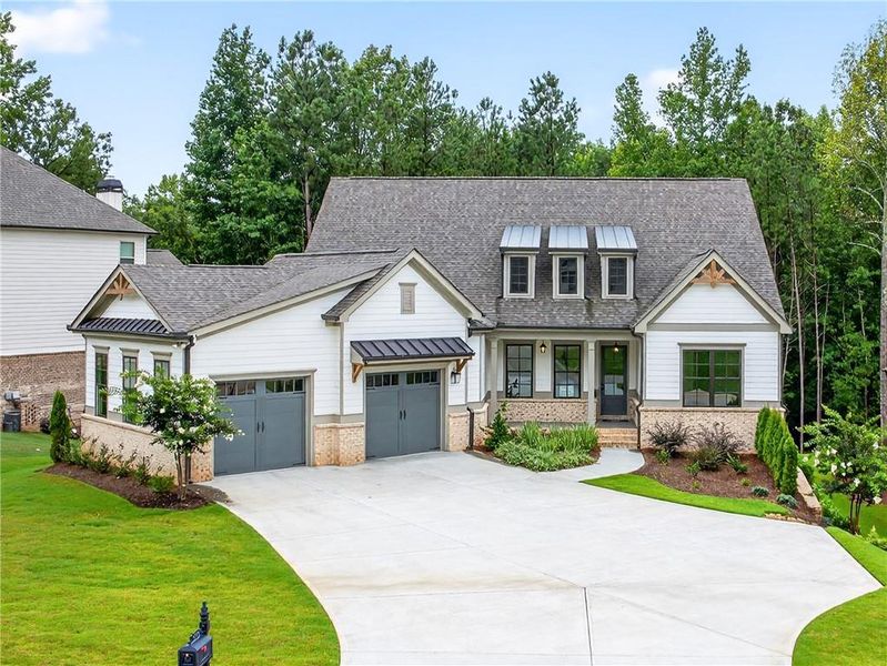 Front exterior of a new home in , Jefferson, GA, highlighting curb appeal (Image 2).