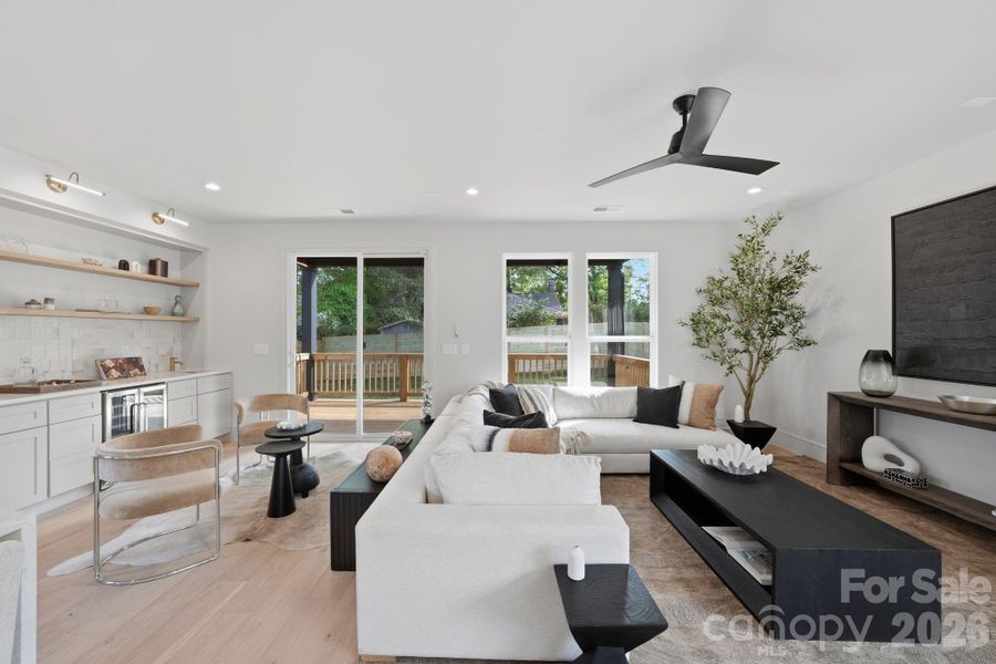Furnished interior view inside a new home in , Charlotte (Image 18).
