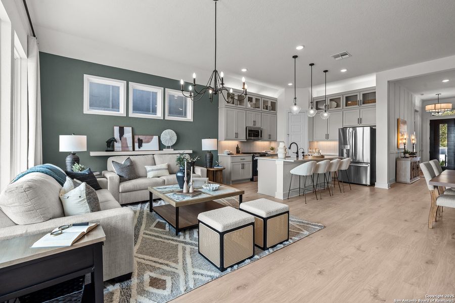 Furnished interior view inside a new home in Prominence – Now Selling, San Antonio (Image 16).
