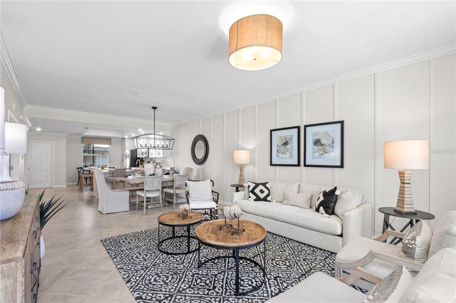 Furnished interior view inside a new home in Calusa Country Club, Lakewood Ranch (Image 5).