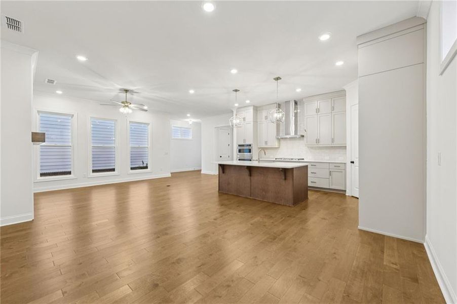 Spacious, unfurnished interior of a new home in Promenade at Sawnee Village, Cumming (Image 16).