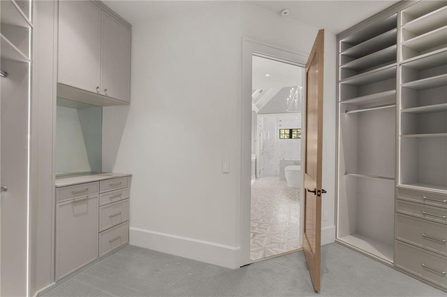 Furnished interior view inside a new home in , Flowery Branch (Image 19).