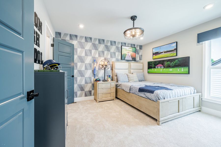 Representative furnished interior of a home built from the Beckett by Fischer Homes in Veranda Manor, Canton (Image 43).
