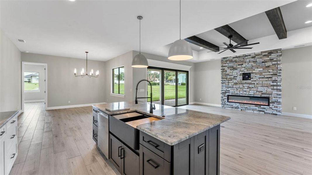 Furnished interior view inside a new home in , Lakeland (Image 32).