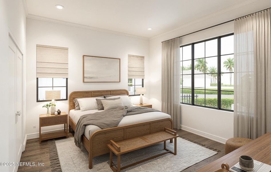 Furnished interior view inside a new home in , Ponte Vedra Beach (Image 19).