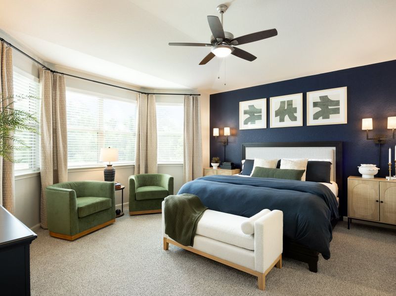 Furnished interior view inside a new home in Kallison Ranch, San Antonio (Image 9).