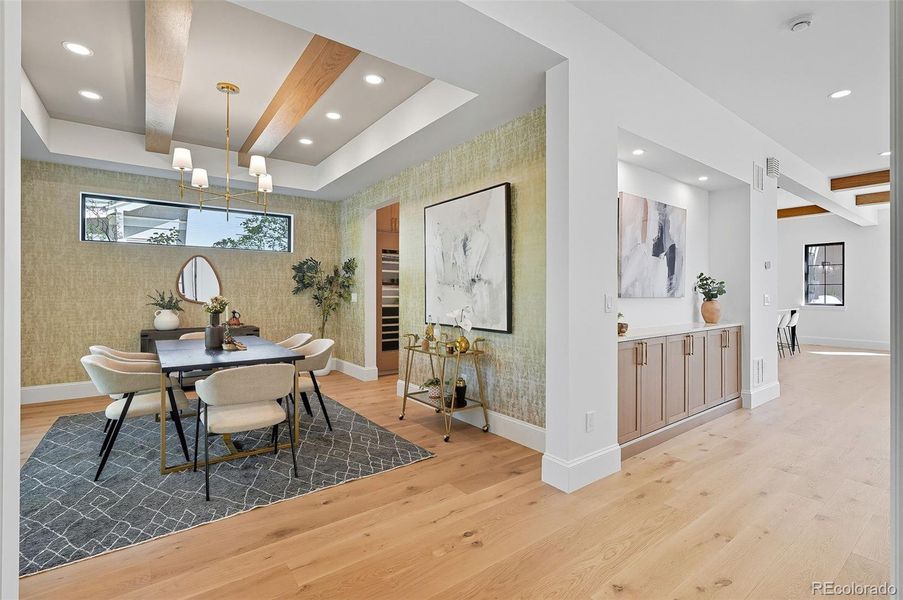 Furnished interior view inside a new home in , Denver (Image 6).