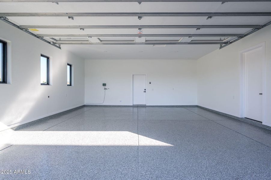 oversized 2 car garage