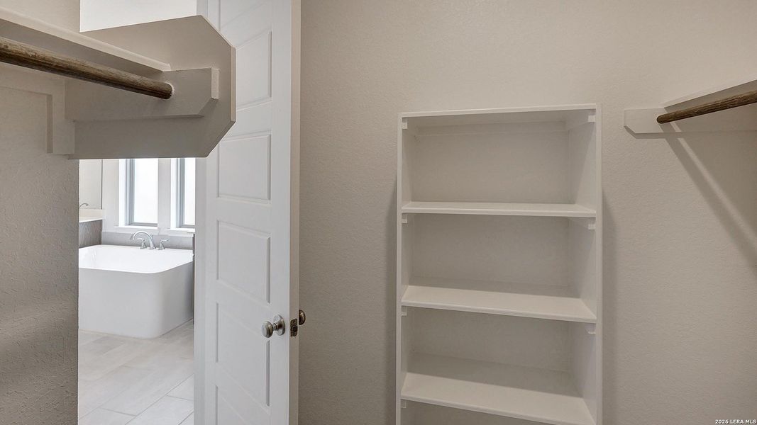 Furnished interior view inside a new home in Ladera, San Antonio (Image 11).