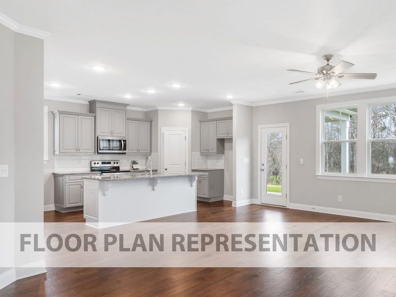 Furnished interior view inside a new home in Windsor, North Augusta (Image 5).