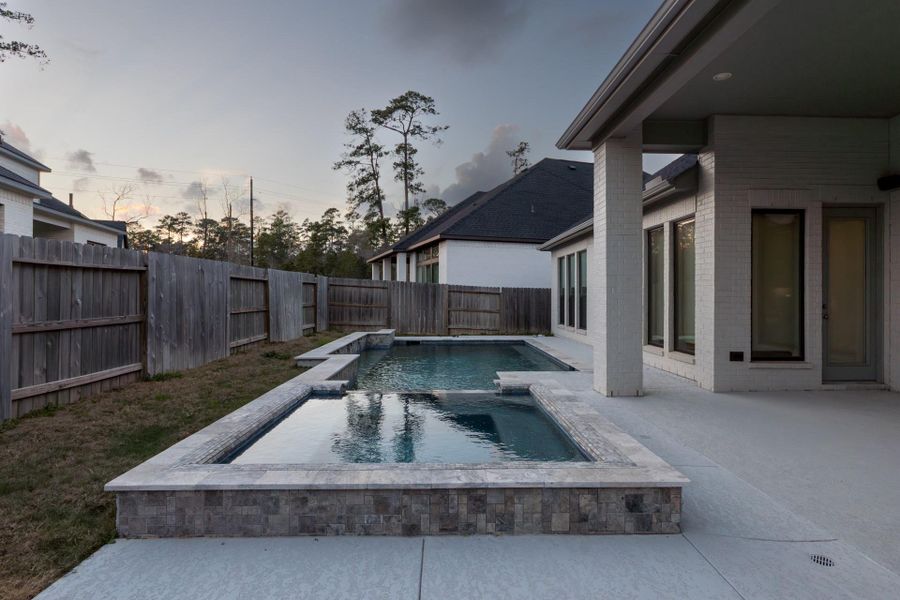 Exterior details and patio area of a home in Audubon, Magnolia (Image 4).