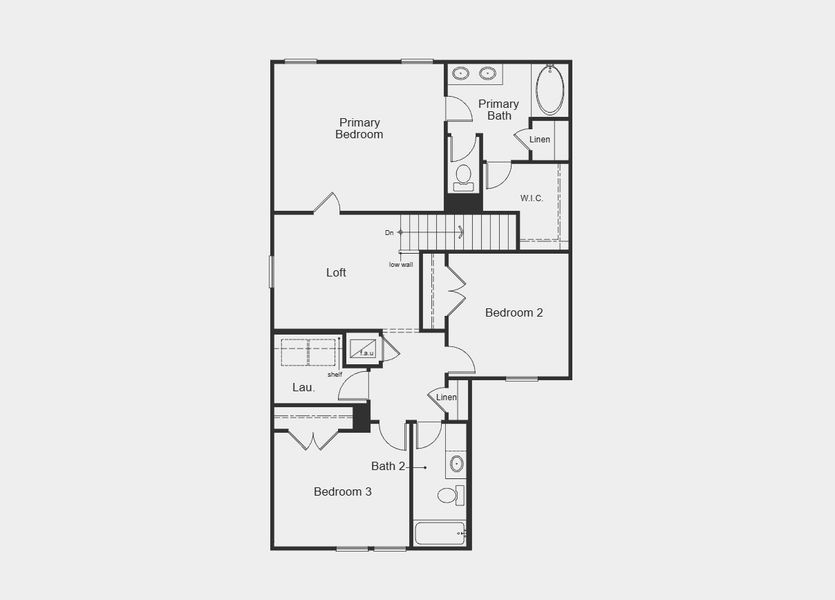 2D floor plan layout for the 1780 by KB Home in Sagecrest Trails, Conroe, TX (Image 4). 2D floor plan layout for the 1780 by KB Home in Sagecrest Trails, Conroe, TX (Image 4).