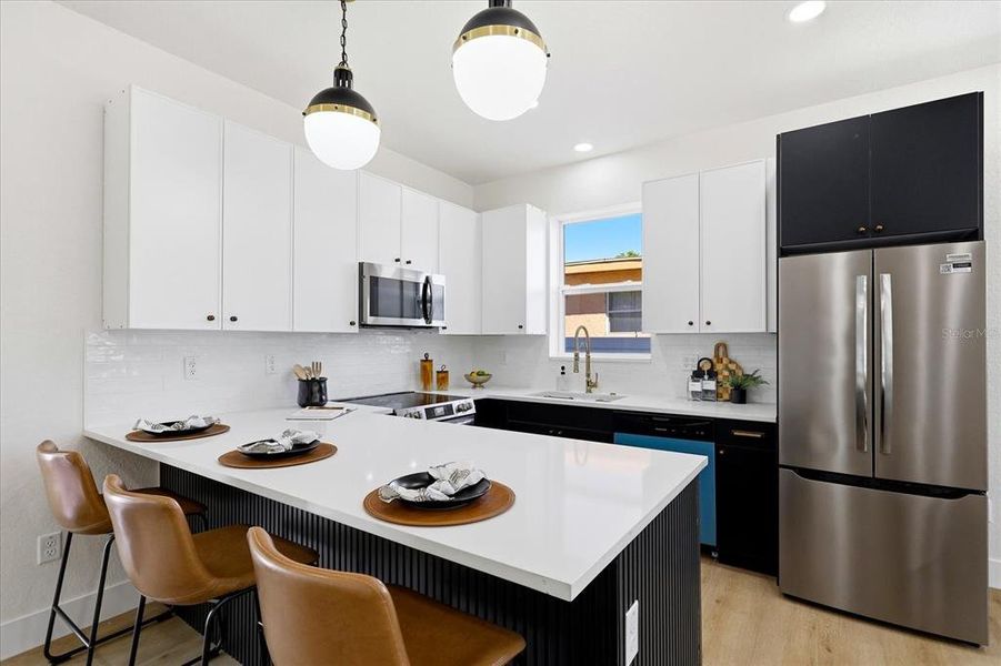 Furnished interior view inside a new home in , St. Petersburg (Image 17).