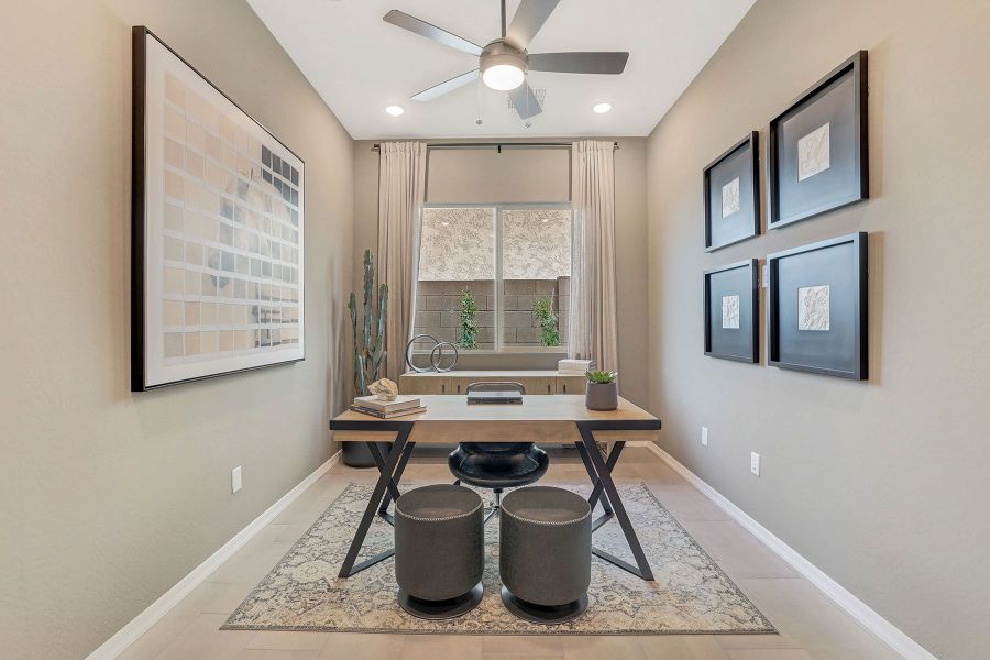 Representative furnished interior of a home built from the Cobalt by Mattamy Homes in Tyler Ranch, Buckeye (Image 31).