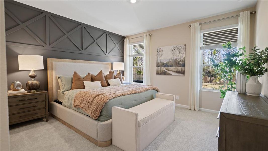 Furnished interior view inside a new home in , Clermont (Image 10).