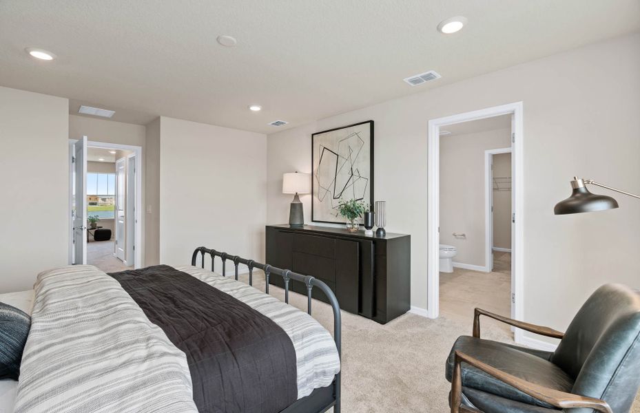 Spacious owner's suite